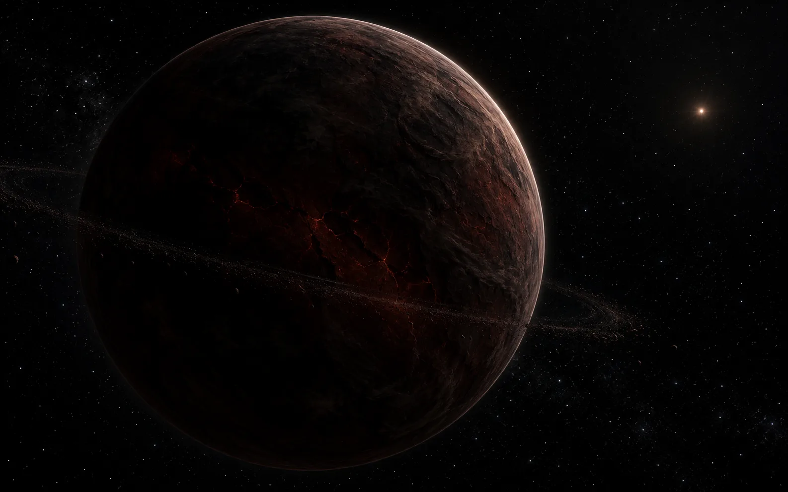Imagined landscape of Nibiru, the wanderer